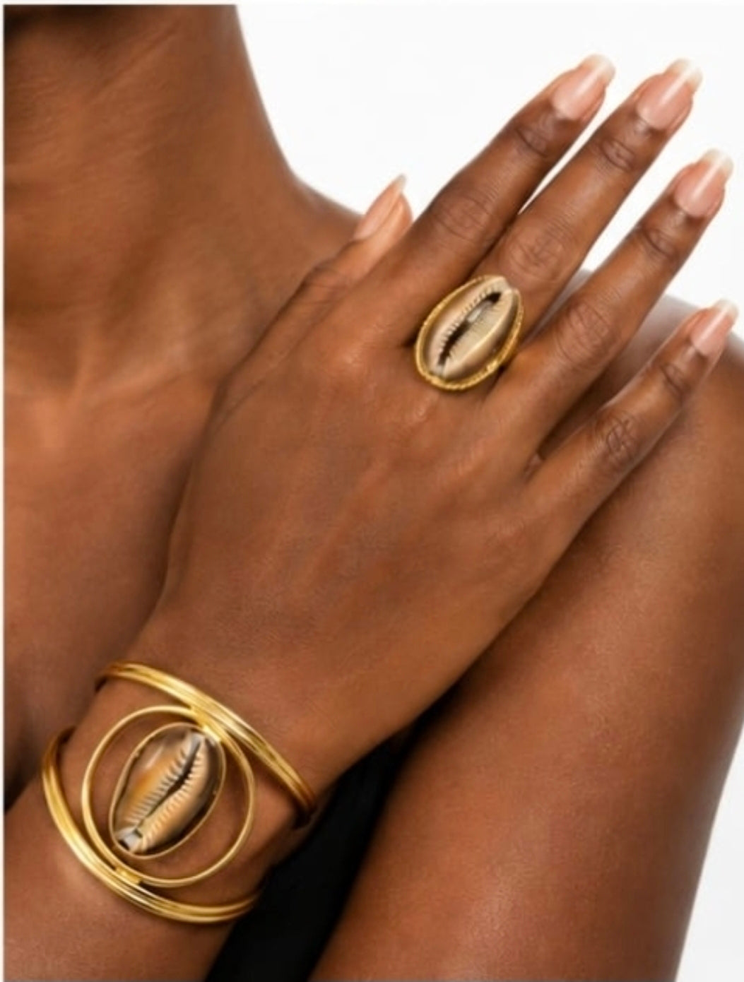 Bracelet Ethnique "Cauri brun" 2