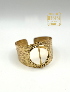 bracelet ethnique bronze plaqué or 
