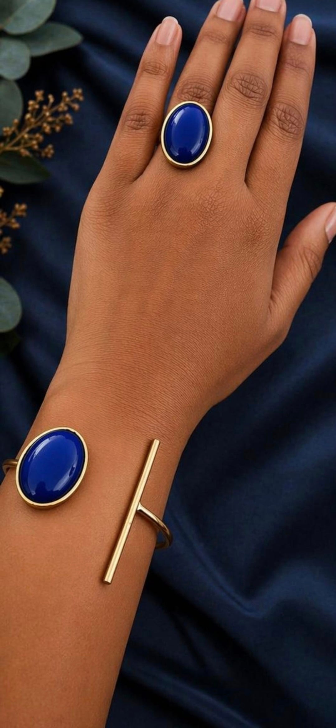 Parure Ethnique "Perla Azur"