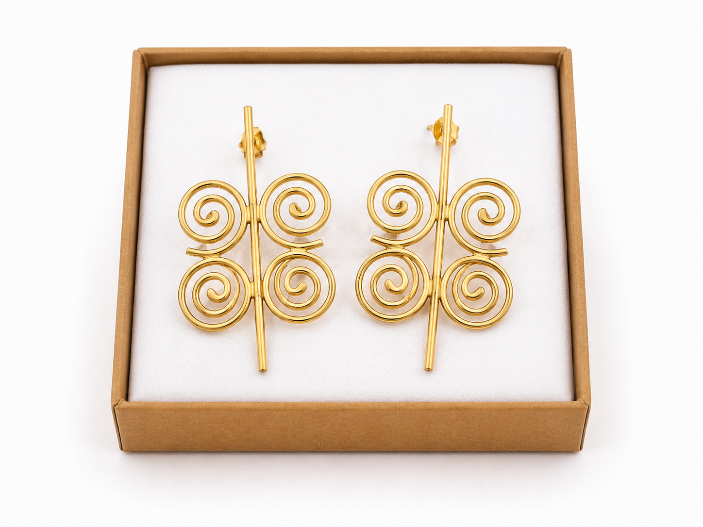 Boucles d’Oreilles Ethniques "Papillons,"